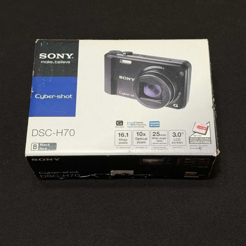 Sony Cyber-Shot DSC-H70 16.1MP Digital Camera Bundle (Black) with Accessories